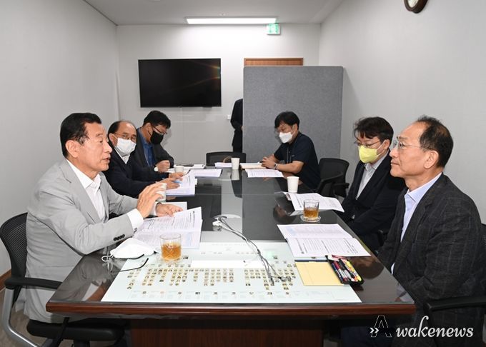 이현재 하남시장,이성해 대광위원장에 신도시 광역교통대책 개선 건의