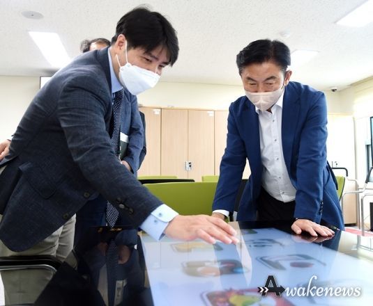 김동근 의정부시장, 구리시 발달장애인평생교육센터 방문