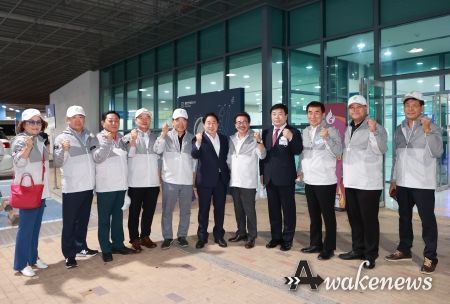 주광덕 남양주시장, '제68회 경기도체육대회' 출전 선수단 격려