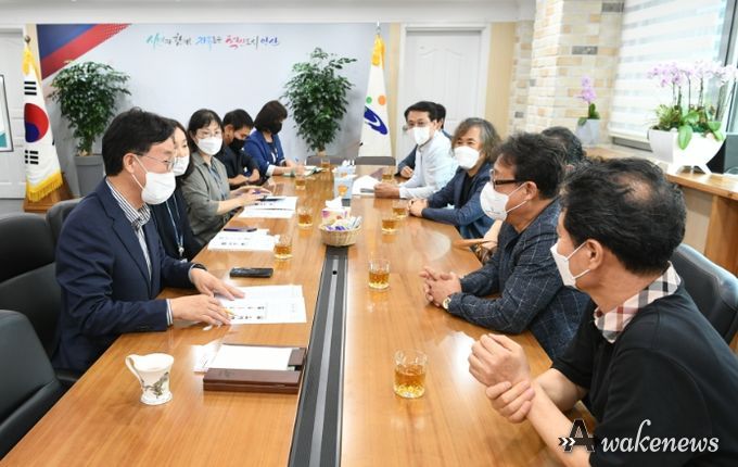 이민근 안산시장, (사)한국예총 안산지회 임원들과 첫 상견례