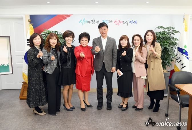 이민근 안산시장, 대한미용사회 상록구지부 임원진과 간담회