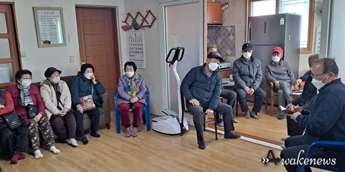 포천시 영북면장, 설맞이 경로당 방문을 통한 현장 소통