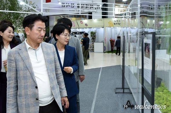 김동근 의정부시장, 고양국제꽃박람회 참관