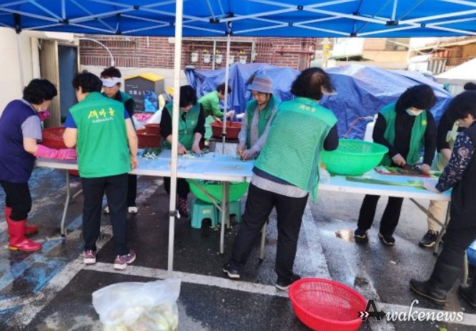 영양식 도시락 전달