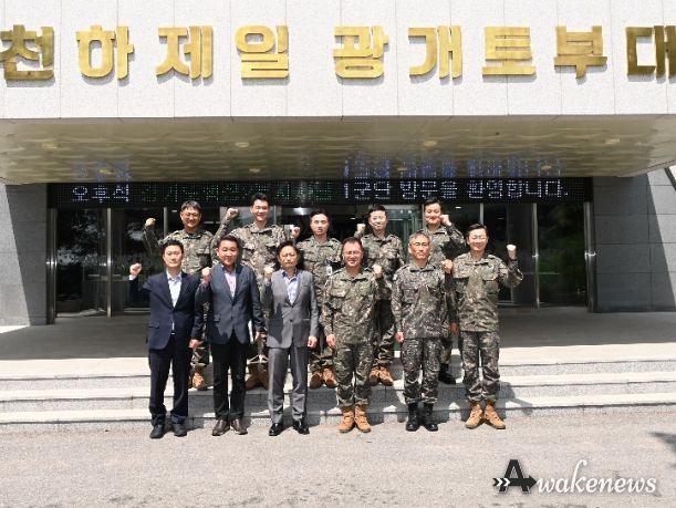 고양 1군단 사령부 방문