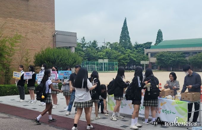 안산시 청소년상담복지센터, 안산디자인문화고등학교와 '아침밥 먹기' 캠페인 실시