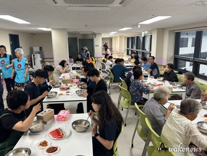 오산시하나울복지센터, 무더위 건강식 지원‘복달임 행사’