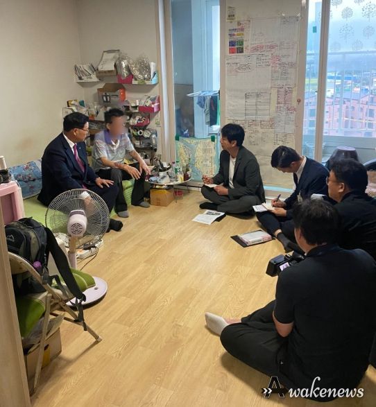 수현 양주시장, 홀몸 어르신 가정 방문
