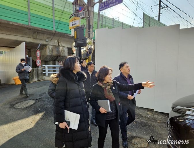 김재훈 의정부 부시장, 호원천 주변 환경정비 현장 방문