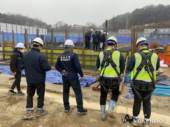 오산시, 해빙기 공동주택 건설 현장 안전점검 실시
