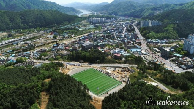 청평면 전경