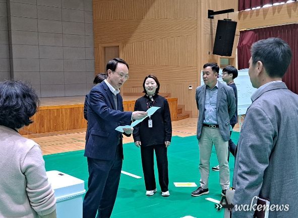 포천시 이현호 부시장, 사전투표소 현장점검