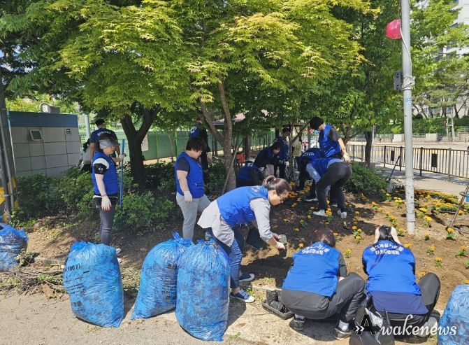 의왕시 고천동 바르게살기위원회, 꽃길 가꾸기 실시