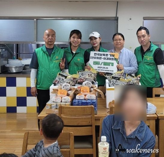 양주시 직장․공장새마을협의회, 이경미 회원사 한국보육원에 만두, 햄버거 등 기부