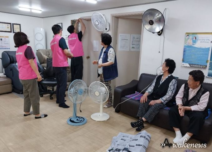 구리시 동구동 지역사회보장협의체, 경로당 환경 정비 자원봉사