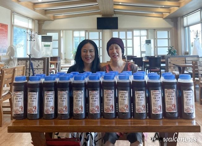 수원시 팔달구 화서1동, 전통 수제 수정과 만들어 경로당에 전달