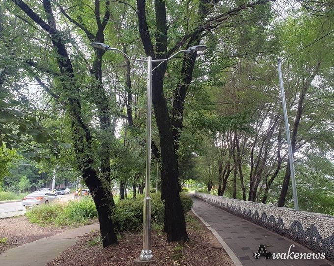 의정부시, 자원회수시설 소공원 가로등 LED로 전면 교체