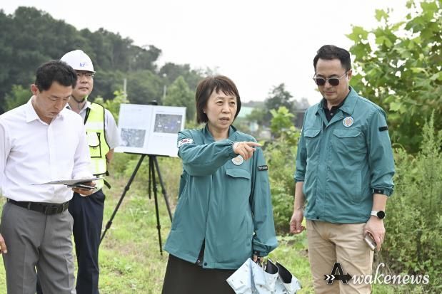 여주 부시장 조정아, '저수지 안전관리 실태 점검'