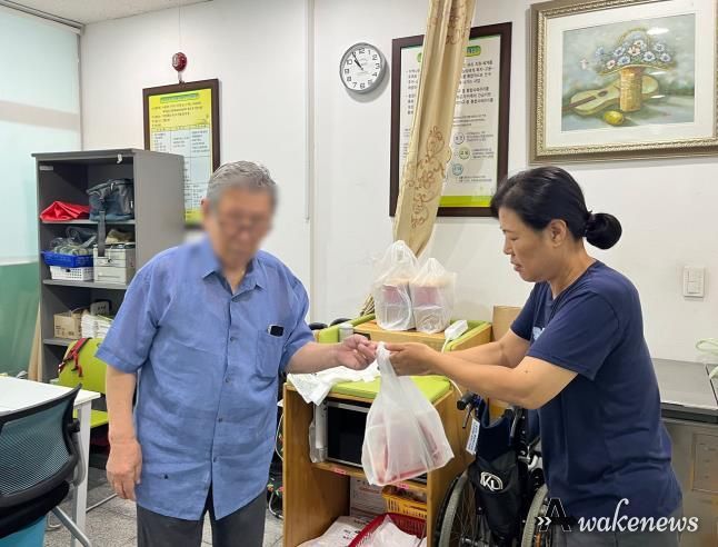 오산시 중앙동, ‘태양유통’에서 매월 돼지고기 후원받아