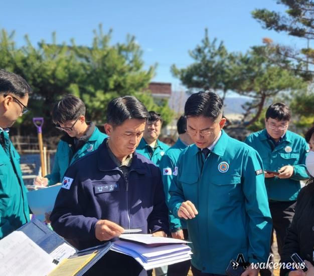 이계삼 경기도 행정2부지사 직무대리(균형발전기획실장) 포천 공군 전투기 오폭사고 현장 방문