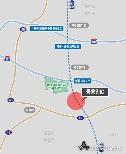 동용인IC 위치도