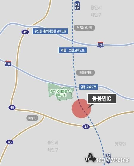 동용인IC 위치도