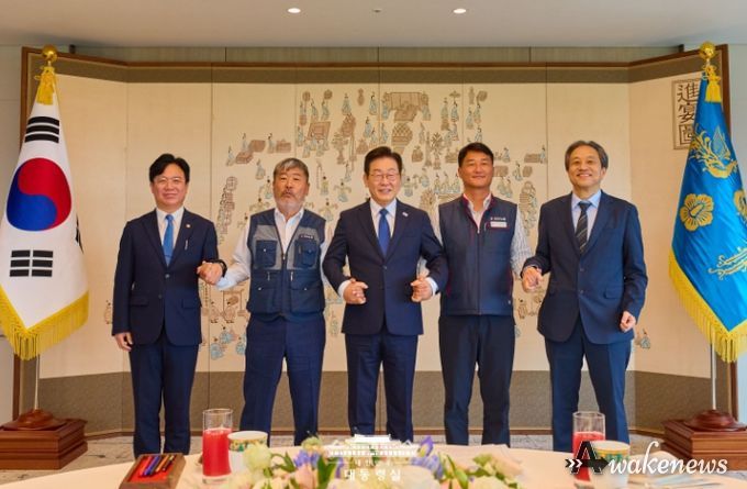 양대 노총 위원장 오찬(대통령실)