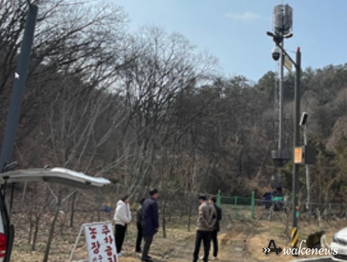 지난 3월 10일 현장을 방문한 김종환 시의원(검은색 상의)