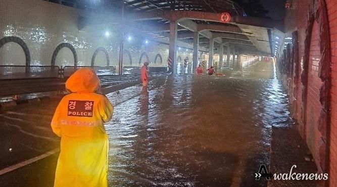 2022년 8월 9일 침수 피해가 발생했던 고색지하차도