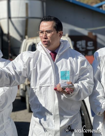 이오수 경기도의원, 양평 축산악취 저감 농가 현장 방문