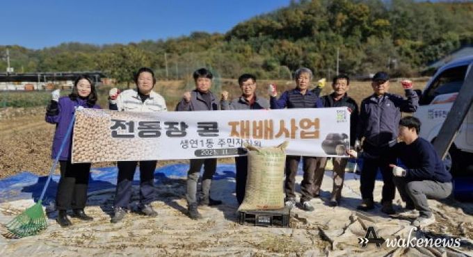 동두천시 생연1동 주민자치회, 직접 재배한 콩 수확 및 탈곡 전통 장(醬) 담그기 본격 준비