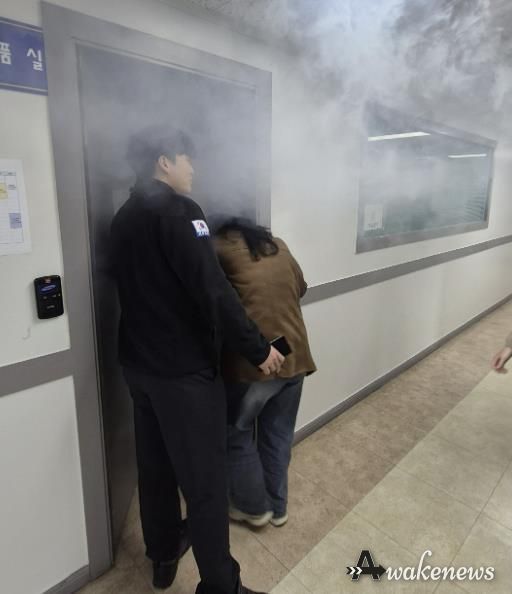 수원시 팔달구 우만2동, 공공기관 합동 소방훈련 실시