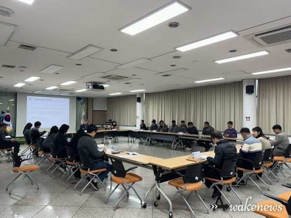 안산도시공사 본사에서 진행 중인 기능연속성 계획 훈련 모습. (사진=안산도시공사 제공)