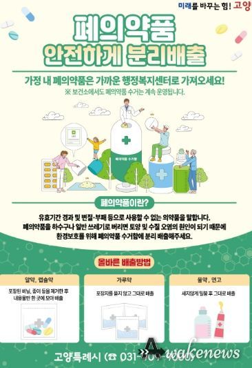 폐의약품 분리배출 안내문