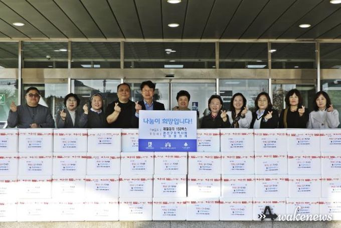 수원시 권선구 지역사회보장협의체, 제철김치 나눔 전달식 가져