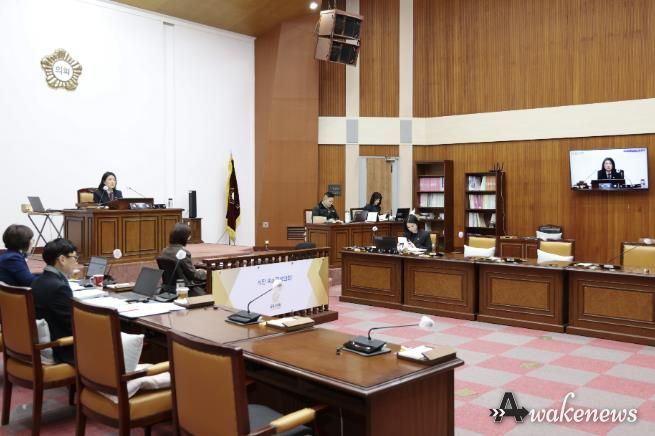 군포시의회 제284회 임시회 회의 현장