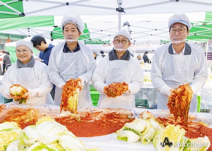 배정수 의장 김장담그기 봉사 활동
