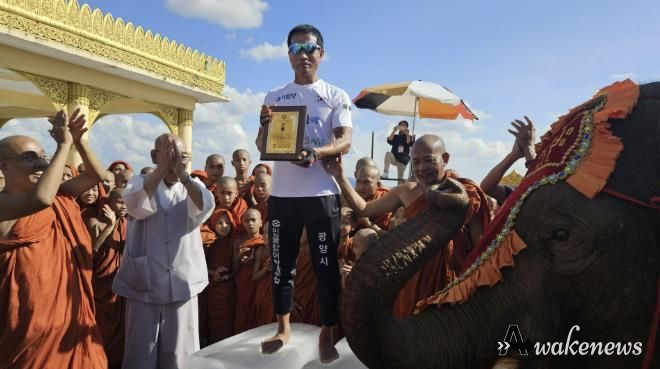 양평 홍보대사 맨발의 사나이 조승환, 미얀마도 감동시킨 세계신기록 달성