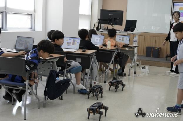 동국대학교 연계 고양시 교육발전특구 AI·로봇 학생 방학 캠프(출처 동국대학교)