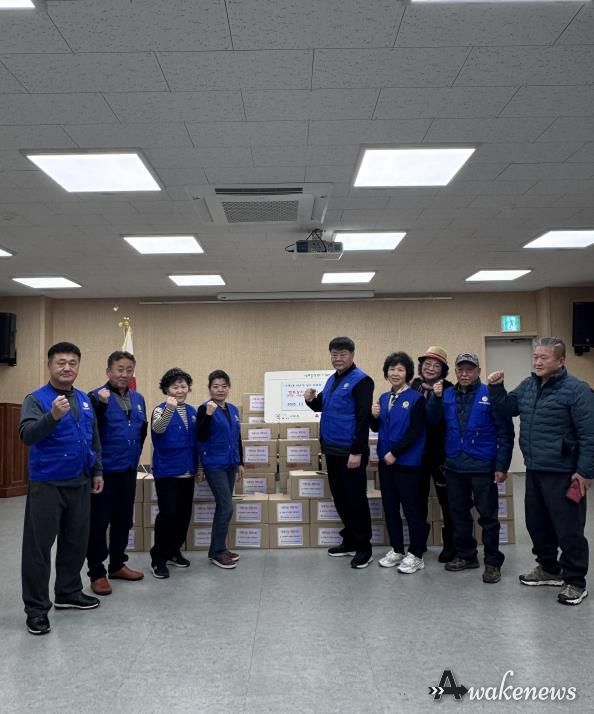 구리시 수택1동바르게살기위원회, 취약계층 이웃돕기 물품 전달