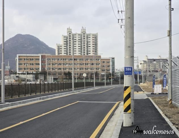 방산~신천 잇는 ‘방산로 4단계’ 준공(도로 및 보도 정비 4-2구간)