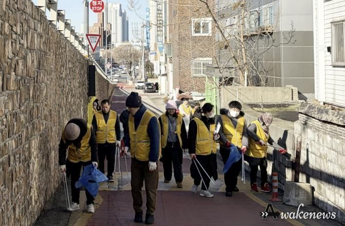 수원시 장안구 연무동, 마음샘정신재활센터와 함께 겨울 연말맞이 대청소 실시