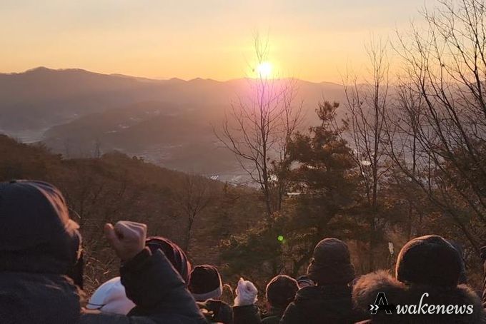 양평군 지평면, 병오년 붉은 말의 해 맞아 갈지산 새해맞이 등산행사 개최