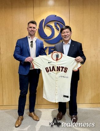 샌프란시스코 자이언츠 버스터 포지 사장-KBO 허구연 총재