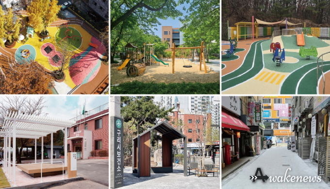 2025년 준공대상지(위 왼쪽부터 과천시, 안양시, 파주시 아래 왼쪽부터 양주시, 구리시, 안산시)