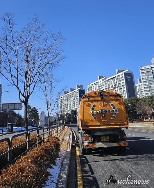 파주시, 생활권 중심 도로청소 강화로 미세먼지 저감 총력