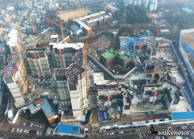 북변3구역 재개발사업 공사사진