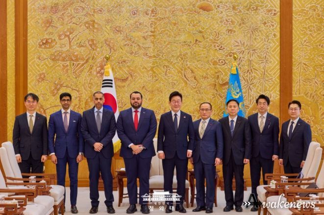 '알-쿨라이피' 카타르 국왕 특사 접견(청와대)