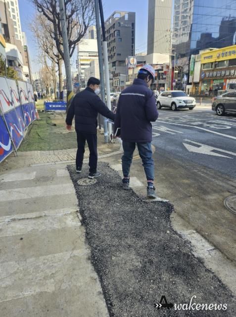 구리시, 대형 공사장 도로점용 허가 실태 현장점검 실시
