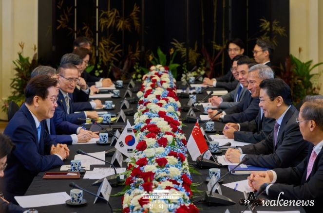 한-싱가포르 정상회담(청와대)